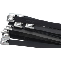 Стальные стяжки с покрытием FORTISFLEX СКС-П 316 12х400 74724