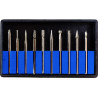 Шарошки алмазные (хвостовик 3 мм, 10 шт.) MOS 36479М