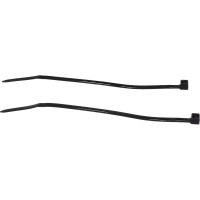 Нейлоновые стяжки FORTISFLEX КСС 3х100 черный 100 штук 49406