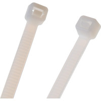 Стяжки FORTISFLEX нейлоновые КСС 5х300 белый уп.100шт 49404