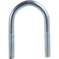 U-образный хомут FORTISFLEX болт оцин. 1'' М8 70*30 мм 63122