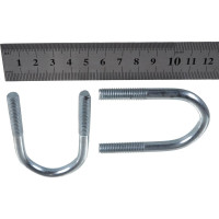 U-образный хомут FORTISFLEX болт оцин. 1'' М8 70*30 мм 63122