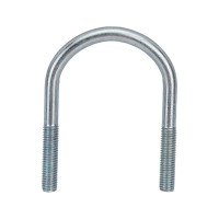 U-образный хомут FORTISFLEX болт оцин. 2 '' М10 100х50 мм 63125