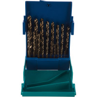 Набор свёрл по металлу HSS-Co DIN 338 RN 19 шт. Heller 21962