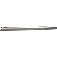 Нейлоновые стяжки FORTISFLEX КСС 4х370 черный 100 штук 49414