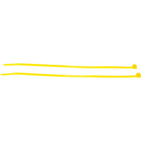 Нейлоновые стяжки FORTISFLEX КСС 4х200 желтый 100 штук 49431