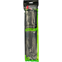 Нейлоновые стяжки FORTISFLEX КСС 5х400 черный 100 штук 49790