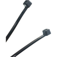 Нейлоновые стяжки FORTISFLEX КСС 5х500 черный 100 штук 59157