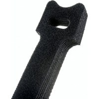 Велькро стяжки FORTISFLEX КСВ 12х135 черный 59294