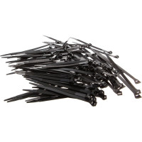 Полиамидные стяжки FORTISFLEX КСУ 9х180 черный 100 штук 53755
