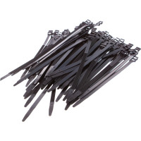 Полиамидные стяжки FORTISFLEX КСУ 9х260 черный 100 штук 53756