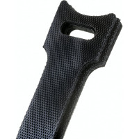 Велькро стяжки FORTISFLEX КСВ 16х210 черный 59468