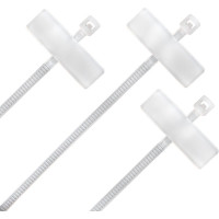 Нейлоновые маркировочные стяжки FORTISFLEX КСМ 3х100 белый 100 штук 55810