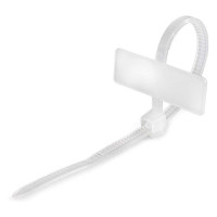 Нейлоновые маркировочные стяжки FORTISFLEX КСМ 3х100 белый 100 штук 55810