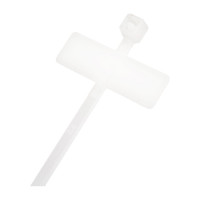 Нейлоновые маркировочные стяжки FORTISFLEX КСМ 3х200 белый 100 штук 53314