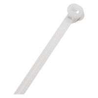 Нейлоновые стяжки с металлическим зубом FORTISFLEX КСЗ 3x100 белый 100 штук 58491