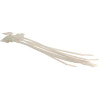 Нейлоновые маркировочные стяжки FORTISFLEX КСМ 4х205 белый 100 штук 55812