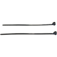 Нейлоновые стяжки с металлическим зубом FORTISFLEX КСЗ 3x100 черный 100 штук 61335