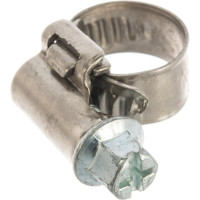 Червячные хомуты AutoFix 8-12/9мм W2 улучшенный замок 100 шт. NWC-9 8-12