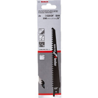 Полотно пильное по гипсокартону S628DF (150 мм; 2 шт.) Bosch 2608656274