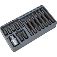 Набор бит TORX 15 шт. FORCE 4156