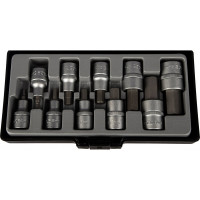 Набор головок c битами HEX 1/2" 10 шт. FORCE 4111