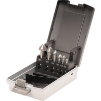 Набор зенковок 90° (6 шт; 6.3, 8.3, 10.4, 12.4, 16.5, 20.5; HSS) Bucovice Tools 741806