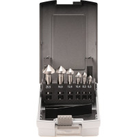 Набор зенковок 90° (6 шт; 6.3, 8.3, 10.4, 12.4, 16.5, 20.5; HSS) Bucovice Tools 741806