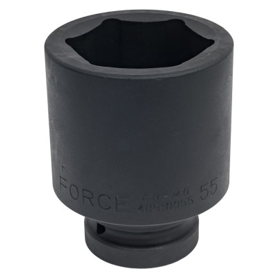 Головка 6-гранная ударная глубокая (55 мм; 1) FORCE 48510055