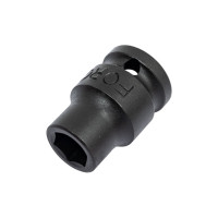 Набор 6 гранных ударных головок 1/2", 10 шт. FORCE 4109-18