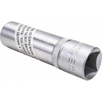 Головка свечная, магнитная 12 гранная, 1/2", 14 мм, 70 мм FORCE 807414M