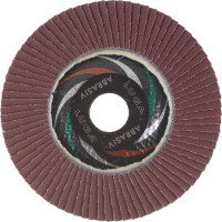 Круг лепестковый торцевой плоский КЛТ1 (125х22 мм; А120; 14А 12/Р120) Луга 4603347337943