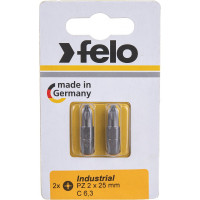 Бита крестовая PZ 2X25, 2шт Felo 02102036
