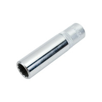 Набор головок 1/4", длинные 12 гранные, дюймовые, на планке,11 шт. FORCE 21110D