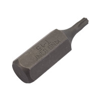 Вставка торцевая TORX с отверстием (Т15; 10 мм; 36 мм) KING TONY 163615U