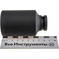 Головка 12-ти гранная удлиненная L=85 мм, 1/2" FORCE 4488536