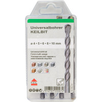 Сверла HSS универсальные 4-5-6-8-10 мм KEIL BIT 166350410