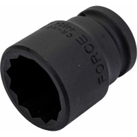 Головка короткая ударная 12-гранная (24 мм; 1/2DR) FORCE 44824