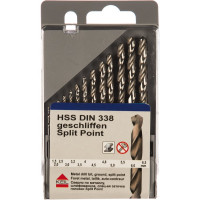 Сверла по металлу шлифованные, 1,5-6,5 мм, 13 шт. KEIL 302213165