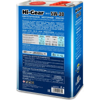 Масло моторное синтетическое 4л 5W-30 SN/CF, A3/B4 Hi-Gear HG0034