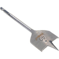 Сверло по дереву перовое РемоКолор, трехгранный хвостовик, 40 мм 35-4-540