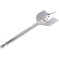 Сверло по дереву перовое РемоКолор, трехгранный хвостовик, 40 мм 35-4-540