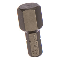 Вставка торцевая 1/4", HEX, 10 мм, 25 мм KING TONY 102510H