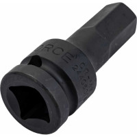 Ударная цельная головка-бита 6 гранная, 1/2", 14 мм FORCE 24406014