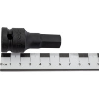 Ударная цельная головка-бита 6 гранная, 1/2", 14 мм FORCE 24406014