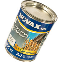 Грунт-эмаль Goodhim NOVAX 3в1 серый RAL 7042, матовая, 0,8 кг 10809