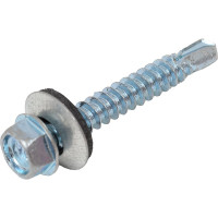 Кровельный саморез крепежная техника цинк 5.5х38 мм, 200 шт 431208 БК