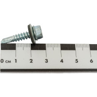 Кровельный саморез крепежная техника цинк 5.5х25 мм, 250 шт 431204 БК