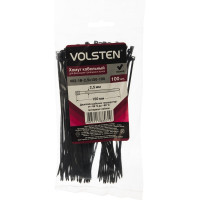 Хомут Volsten V02-1B-2,5х150-100 черный нейлон 2,5х150 100шт. 12956