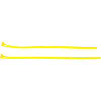 Нейлоновые хомуты РемоКолор желтые многоразовые 300 х 7,2 мм, 50 47-5-300